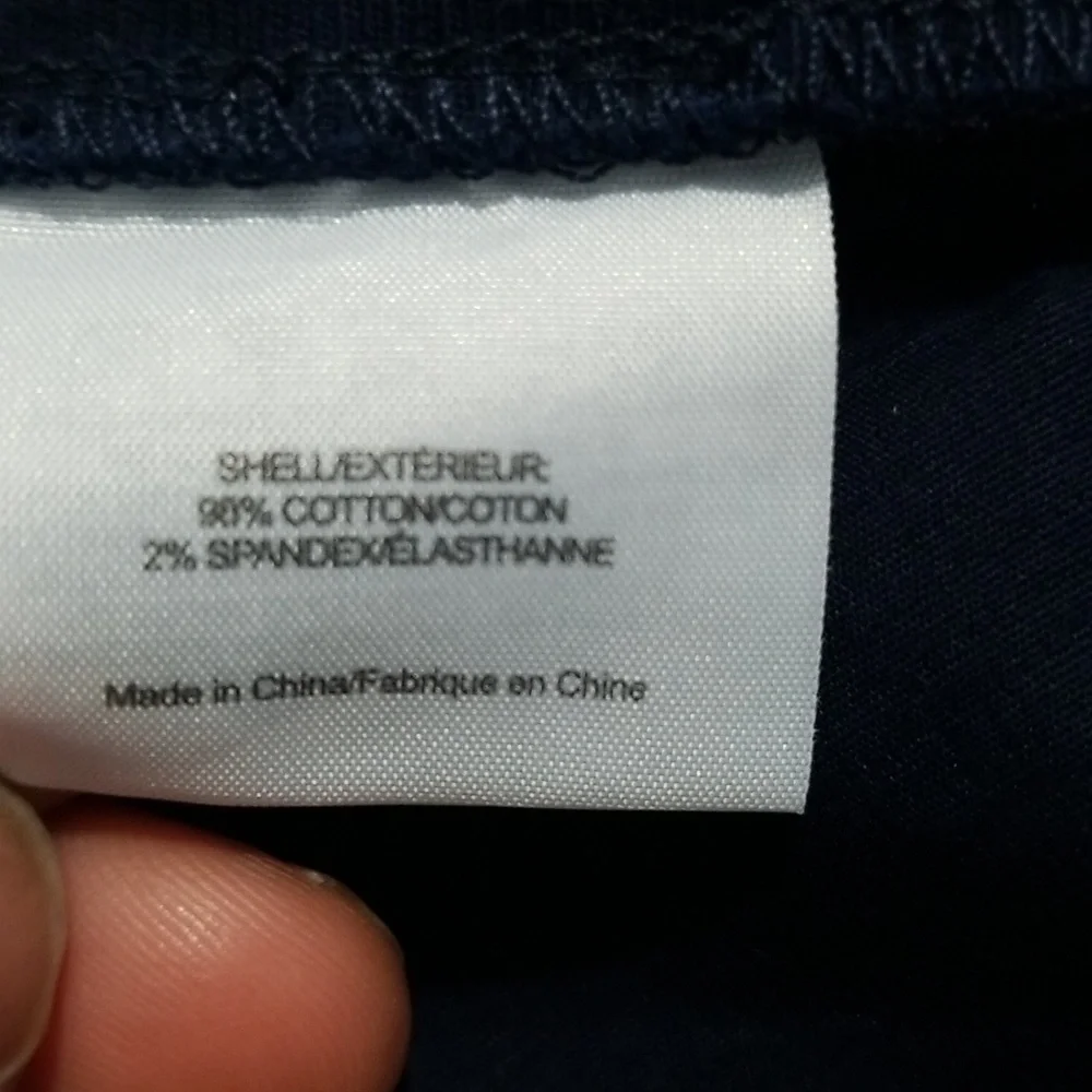 Tory Burch Navy Blue Ruffle Hem Cargo Skirt Size 12 - Picture 6 of 16